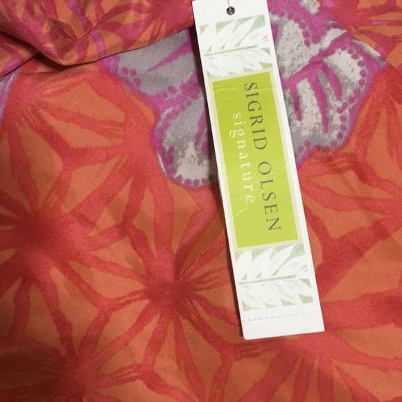 NWT Silk Sigrid Olsen Floral Skirt - Picture 13 of 16